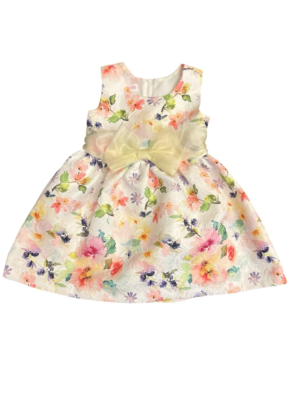 Bonnie Baby printed floral party dress